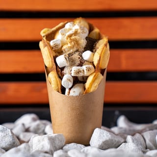 Campfire Bubble waffle