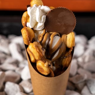 Peanut Butter Bubble Waffle (GF)